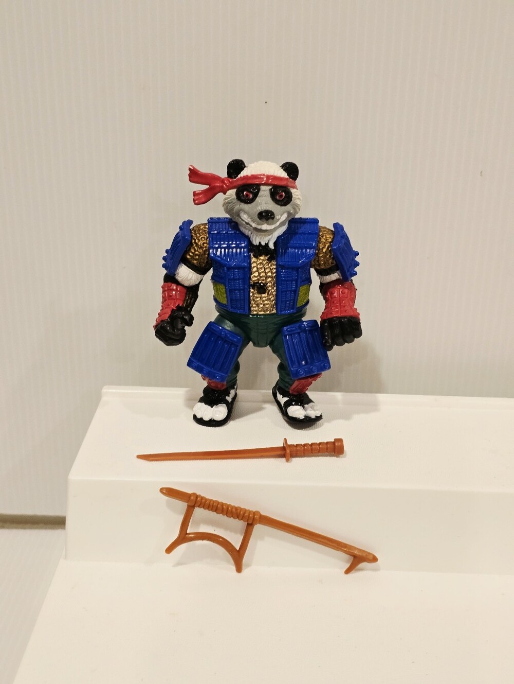 Vintage Teenage Mutant Ninja Turtles Figure Panda Khan TMNT